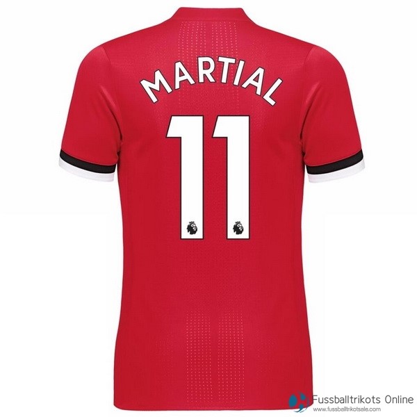 Manchester United Trikot Heim Martial 2017-18 Fussballtrikots Günstig